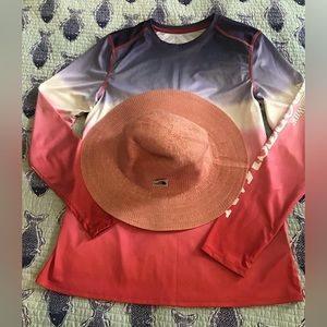 North face sun hat and women’s sun shirt size small. Two for one price!